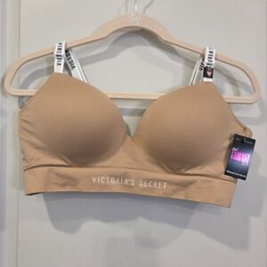 Victoria's Secret Tan T-Shirt Bra with Seamless Design
